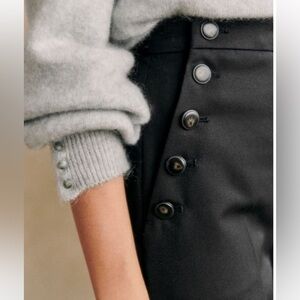 SEZANE Marino Trousers black 38 6